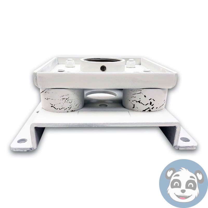 Structural Ceiling Plate CHIEF CMA345, Structural Ceiling Plate with Rubber Flex Joint (White ...