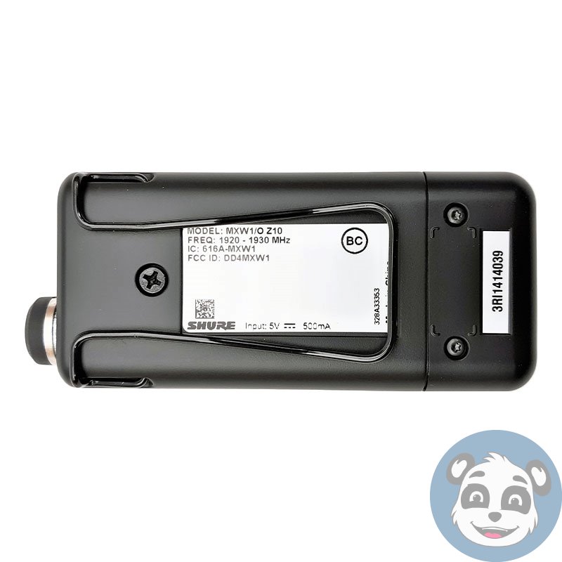 SHURE MXW1/O=Z10. Microflex Wireless Bodypack Transmitter Z101920