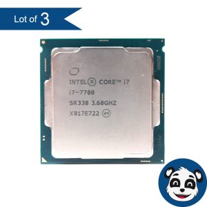 Lot of 3 Intel Core i7-7700 3.60GHz / SR338 Processors - "A"